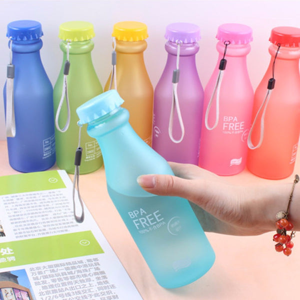 Candy Colord Portable Leak-proof Water Bottle Sport