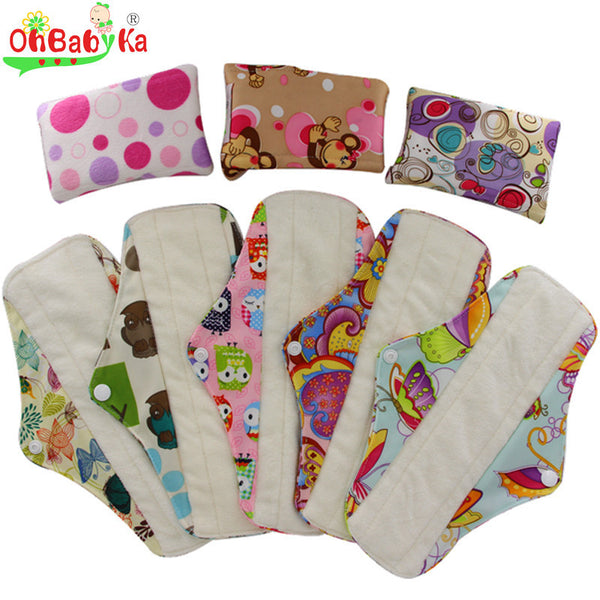 Soft Bamboo Mama Reusable Sanitary Pads Cloth